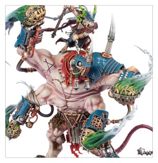 Age of Sigmar: Skaven: Thanquol on Boneripper