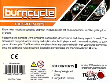 burncycle: The Specialists
