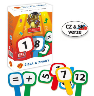 Cedulky - Čísla a znaky