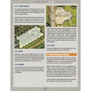 Close Quarter Battles: Waterloo Companion Book