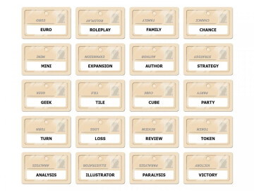 Codenames: Bonus Pack - Board Gaming (first edition Codenames)