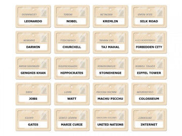 Codenames: Bonus Pack - Through the Ages (first edition Codenames)