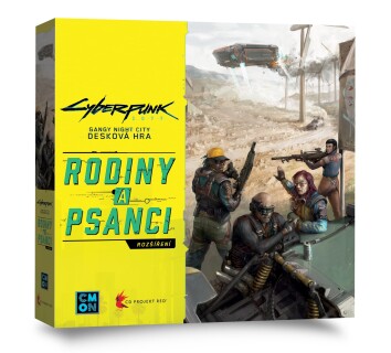 Cyberpunk 2077: Gangy Night City (Desková hra) + rozšíření Rodiny a psanci