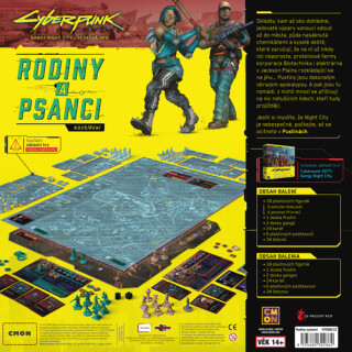 Cyberpunk 2077: Gangy Night City (Desková hra) - rozšíření Rodiny a psanci