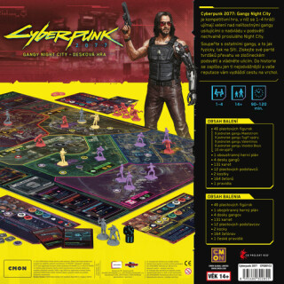 Cyberpunk 2077: Gangy Night City (Desková hra)