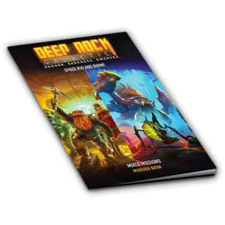 Deep Rock Galactic: The Board Game – Space Rig and Biome Expansions: Combined Mission Book