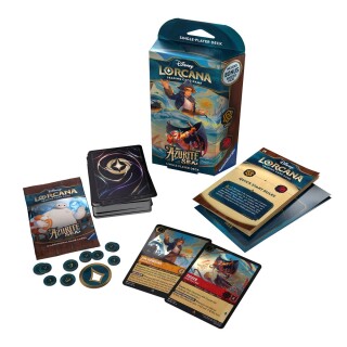 Disney Lorcana: Azurite Sea - Starter Deck Amber & Ruby