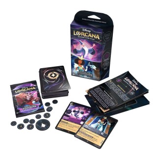 Disney Lorcana: Rise of the Floodborn - Starter Deck Amethyst & Steel