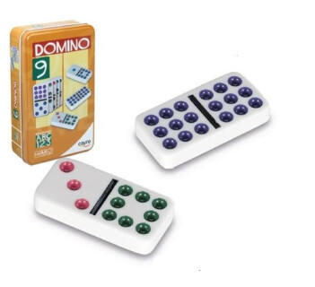 Domino Double 9 Color- Společenská hra
