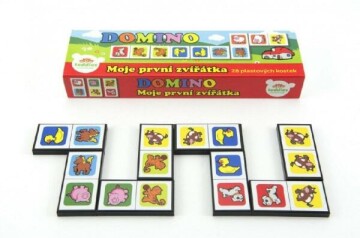 Domino Moje první zvířátka  společenská hra