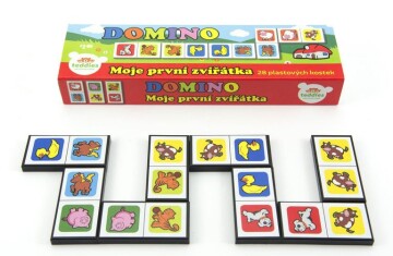 Domino Moje první zvířátka  společenská hra