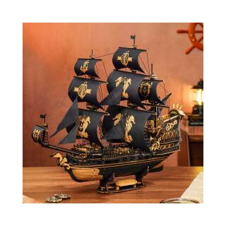 Dřevěný model - Barokní válečná loď Robotime