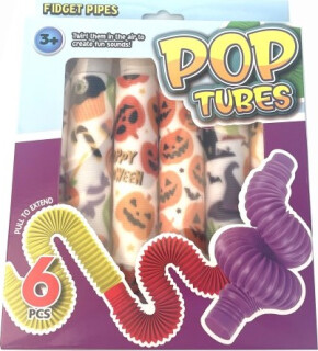 Fidget trubička se světelným efektem