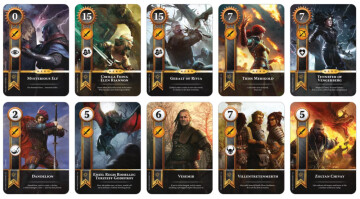Gwent Legendary Ballad Foil Cards - Nilfgaard EN