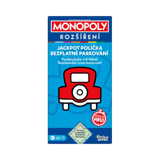 Hasbro Monopoly rozšíření JACKPOT, bezplatné parkování CZ verze