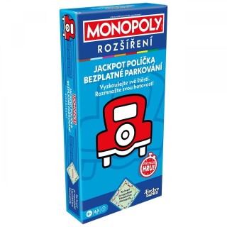 Hasbro Monopoly rozšíření JACKPOT, bezplatné parkování CZ verze