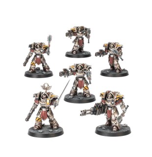 Horus Heresy: Cataphractii Terminators with Volkite Chargers and Power Mauls