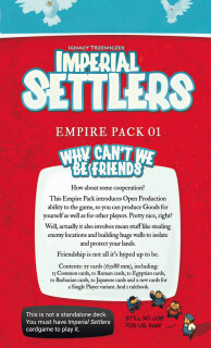 Imperial Settlers: Why can't we be friends?