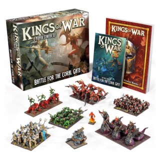 Kings of War 2 Player Starter Set Battle For The Coral Gate
