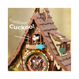 Kukačkové hodiny - Chaloupka Robotime