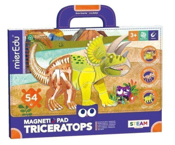 Magnetická tabulka Dinosauři - Triceratops