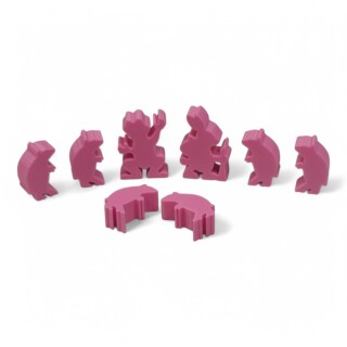 Meeplíci do Divukraje Meeple Divukraj: SKALOVĚŽÍ Králičí cestovatel / Rabbit Traveler (1ks)