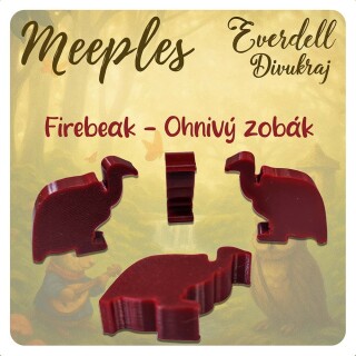 Meeplíci do Divukraje - velcí tvorové ze Skalověží Meeple Divukraj: Lanýž / Truffle (1ks)