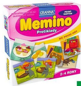 MEMINO Protiklady - Mé první hry 2-4 roky