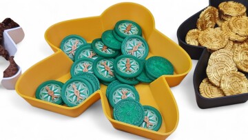 Miska Meeple Barva: Béžová, Velikost: Malý