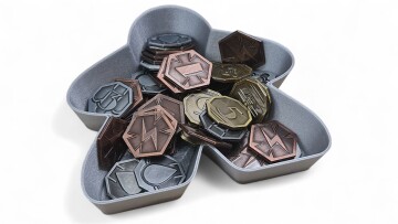 Miska Meeple Barva: Béžová, Velikost: Střední