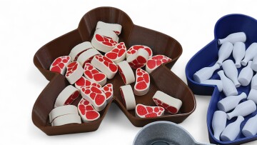 Miska Meeple Barva: Hnědá, Velikost: Velký