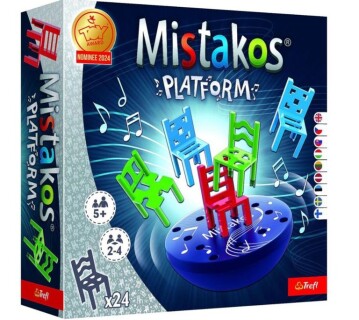 Mistakos platforma na baterie se zvukem společenská hra v krabici 26x26x8cm