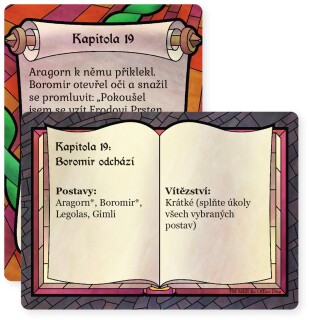 Pán prstenů: Dvě věže - Štychová karetní hra + promo kapitola Koně a Haradrimové