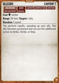 Pathfinder Spell Cards: Focus