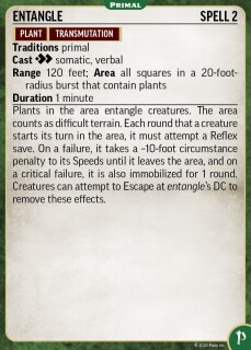 Pathfinder Spell Cards: Primal