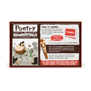 Poetry for Neanderthals: Pop Culture Edition