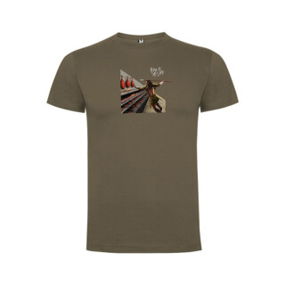Poškozené - T-shirt "RPG is my life" (Hnědá, 2XL)
