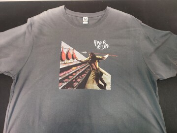 Poškozené - T-shirt "RPG is my life" (Šedá, 2XL)