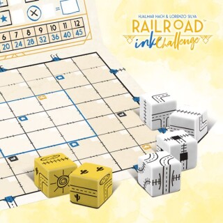 Railroad Ink Challenge: Shining Yellow Edition