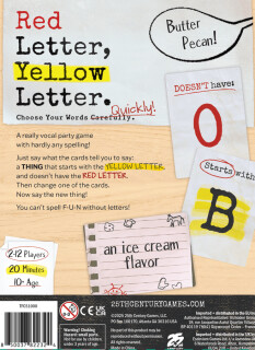 Red Letter, Yellow Letter.