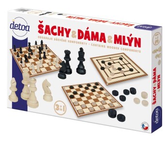 Šachy, Dáma a Mlýn