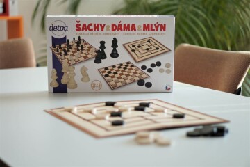 Šachy, Dáma a Mlýn