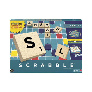 Scrabble dřevěná edice cz