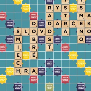 Scrabble dřevěná edice