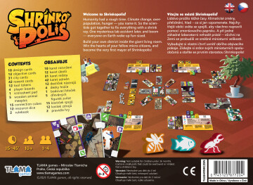 Shrinkopolis CZ/EN + herní podložka (playmat)