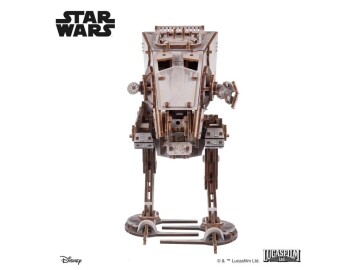Star Wars AT-ST kráčedlo (3D dřevěná mechanická skládačka)