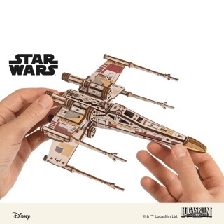 Star Wars Luke Skywalker X-Wing stíhačka (3D dřevěná mechanická skládačka)