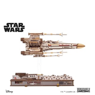 Star Wars Luke Skywalker X-Wing stíhačka (3D dřevěná mechanická skládačka)