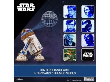 Star Wars R2-D2 (3D dřevěná mechanická skládačka)