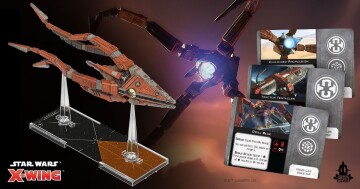 Star Wars X-Wing 2nd Edition Trident Class Assault Ship Expansion Pack